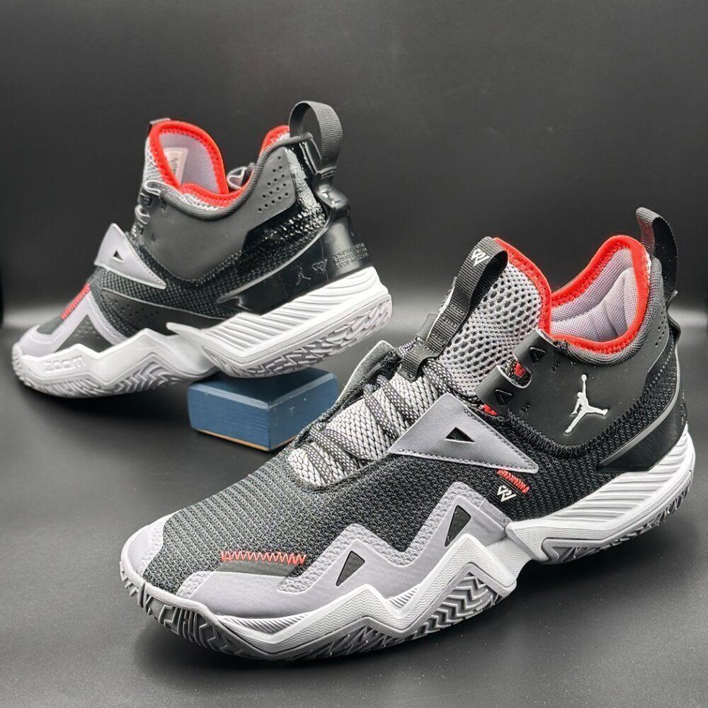 Air Jordan Westbrook One Take 'Black Cement' View 6